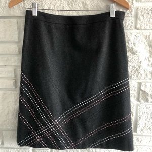 Studio Jax Classy Wool midi skirt.​